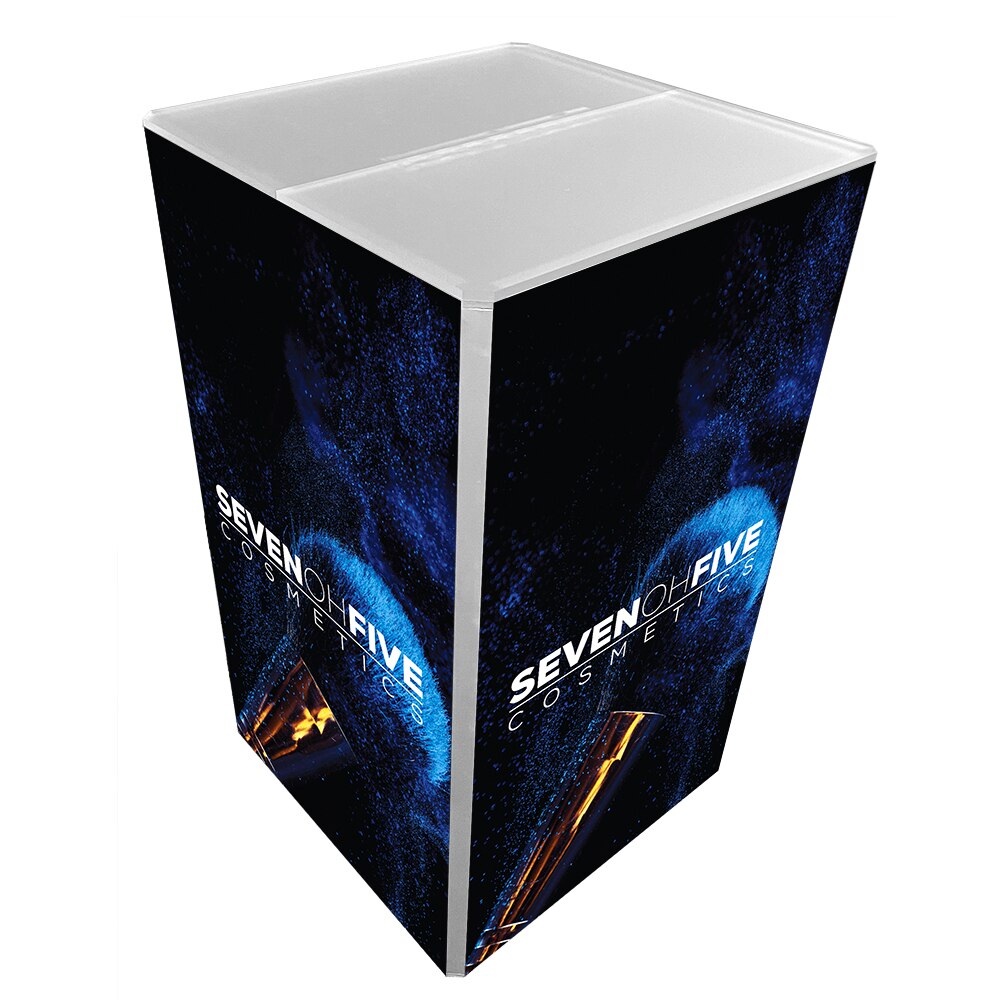 Big Sky Counter Silver BACKLIT 23" Top — 2 ft / Graphic Package